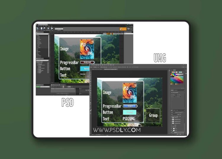 PSD2UMG v1.0 (5.8) for Unreal Engine 1 PSD2UMG v1.0 (5.6)