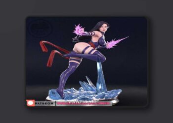 Peach Figure – Psylocke Xmen – 3D Print Model STL