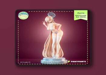 Pikky Prints – Asuna – Blue Archive – 3D Print Model STL
