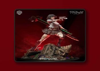 PolyMind Studio – Lady – 3D Print Model STL