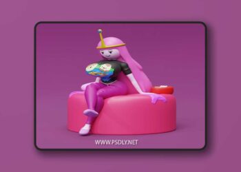 Princess Bubblegum Pajamas – Adventure Time – 3D Print Model STL