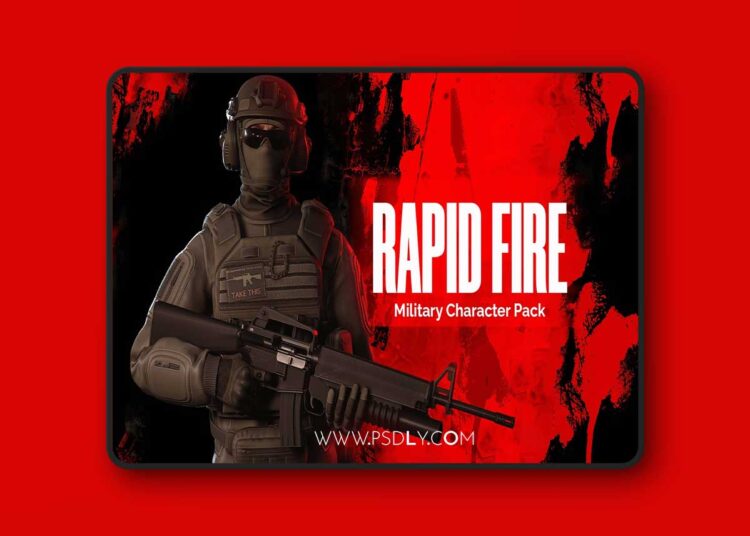 Rapid Fire Military Collection - Modular Army Characters (4.27 and 5.0 – 5.8) 1 Rapid Fire Military Collection - Modular Army Characters (4.27 and 5.0 – 5.8)