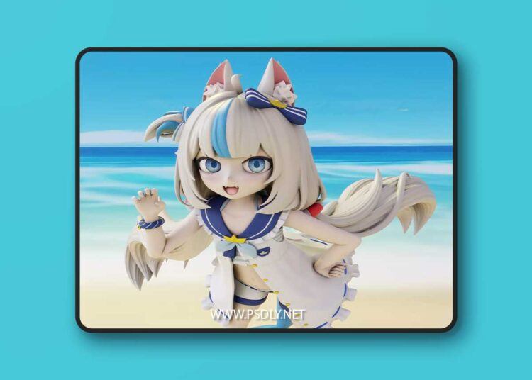 Remy Sculpts – Sameko Saba – Vtuber – 3D Print Model STL 1 Remy Sculpts – Sameko Saba – Vtuber – 3D Print Model STL