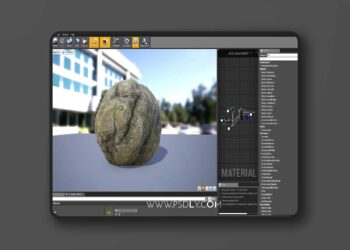 "Rock" Pack of 8 PBR Materials (4.27 and 5.1 - 5.8)
