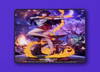 Sailor Moon – Sailor Mars – 3D STL Print Model