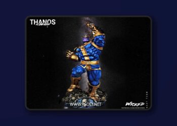 Scale Wicked Design Comic Thanos Resin Kit – 3D STL Print Model