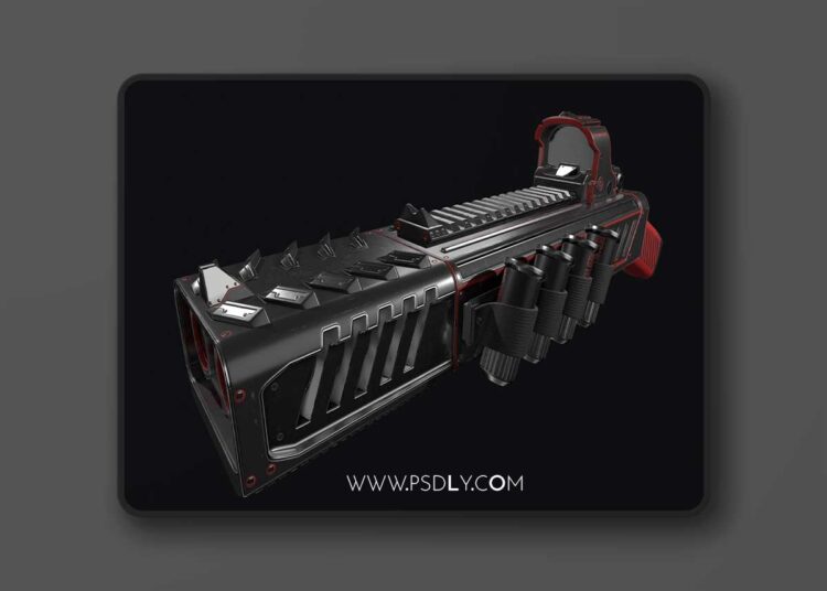 Sci-Fi Double-Barreled Shotgun (5.1 – 5.8) 1 Sci-Fi Double-Barreled Shotgun (5.1 – 5.8)