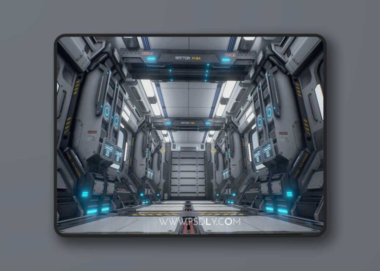 SciFi Corridor Environment (5.0 – 5.8) for Unreal Engine 1 SciFi Corridor Environment (5.0 – 5.8)