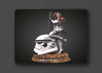 Star Wars – Pin Up – Stormtrooper RW 342 – 3D Print Model STL
