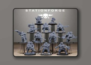 Station Forge – Freeguard Siege Infantry – 3D Print Model