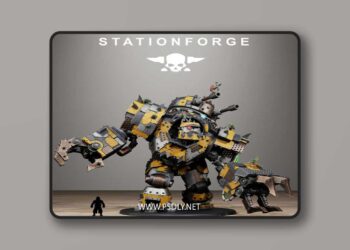 Station Forge – Orkaz Iron Giant – 3D Print Model