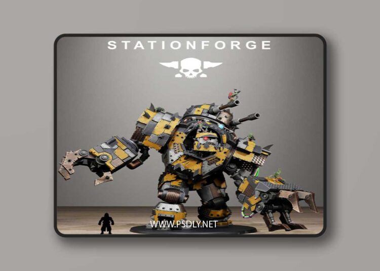 Station Forge – Orkaz Iron Giant – 3D Print Model 1 Station Forge – Orkaz Iron Giant – 3D Print Model