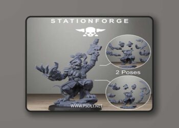 Station Forge – Raticus Officer – 3D Print Model