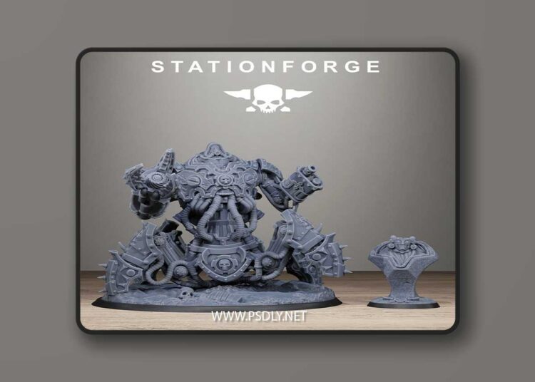 Station Forge – Scavenger Profaner – 3D Print Model 1 Station Forge – Scavenger Profaner – 3D Print Model