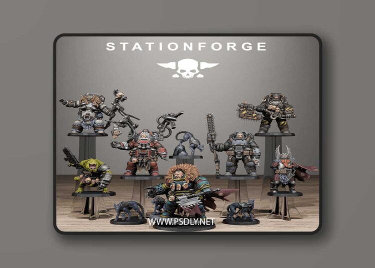 Station Forge – Techno Savages Vernaxers – 3D Print Model 1 Station Forge – Techno Savages Vernaxers – 3D Print Model