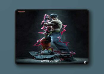 Tanuki Figures – Jin Kazama – Tekken – 3D Print Model STL