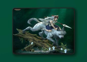 Tanuki Figures – San – Princess Mononoke – 3D Print Model STL