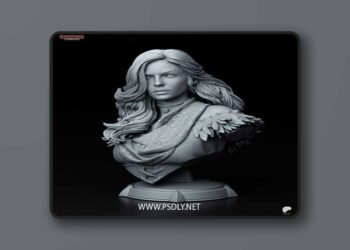 Tanuki Figures – Yennefer – The Witcher Bust – 3D Print Model STL
