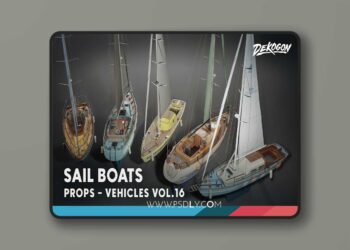 Vehicles VOL.16 - Sail Boats (Low Poly) [5.1 – 5.8]