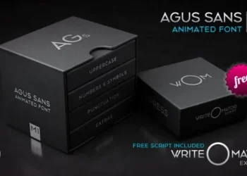 Videohive Agus Sans M1 Animated Font 20394517