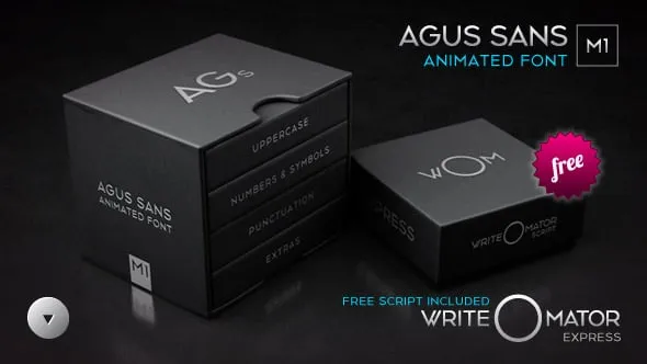 Videohive - Agus Sans / M1 - Animated Font - 20394517 1 Videohive Agus Sans M1 Animated Font 20394517