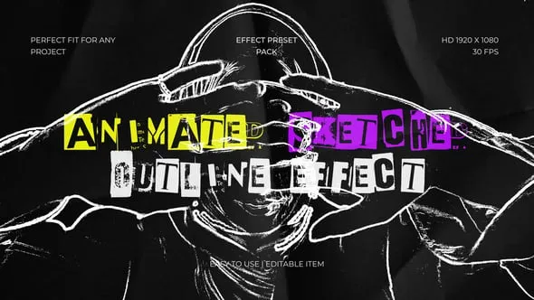Videohive - Animated Sketch Outline Effect - 64256432 1 Videohive Animated Sketch Outline Effect 64256432