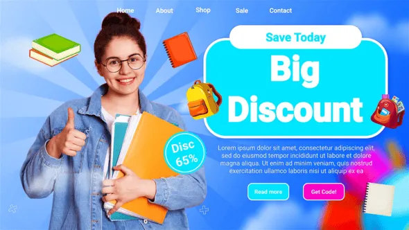 Videohive - Back to School Promo - 64390157 1 Videohive Back to School Promo 64390157