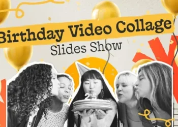 Videohive Birthday Video Collage Slides Show 64408946
