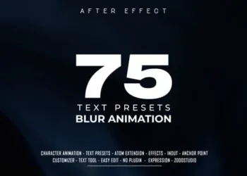 Videohive Blur Text Animation Presets 64419798