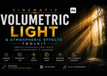Videohive Cinematic Volumetric Light Rays Atmospheric Effects Toolkit 64086931