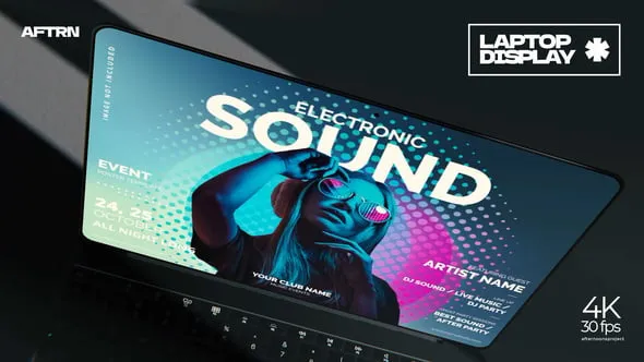 Videohive - Dark Laptop Mockup - 64296785 1 Videohive - Dark Laptop Mockup - 64296785