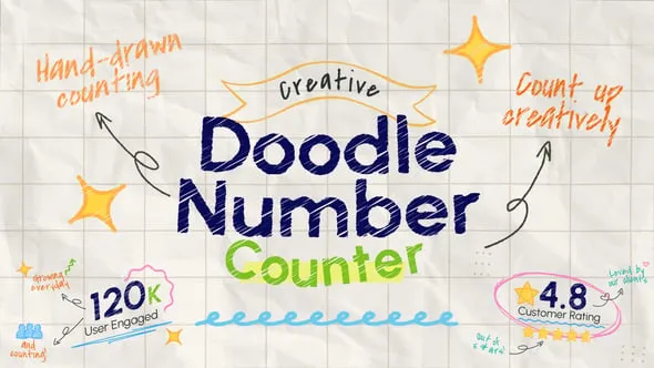 Videohive - Doodle Number Counter - 64539558 1 Videohive Doodle Number Counter 64539558