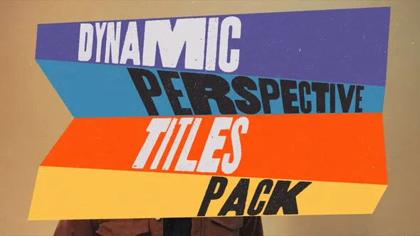 Videohive - Dynamic Perspective Titles Pack Grunge Style - 64133360 1 Videohive Dynamic Perspective Titles Pack Grunge Style 64133360