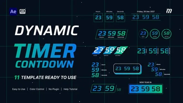 Videohive - Dynamic Timer Countdown - 64110239 1 Videohive Dynamic Timer Countdown 64110239