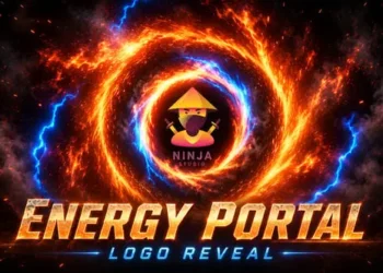 Videohive Energy Portal Fire Logo Revael 64115323