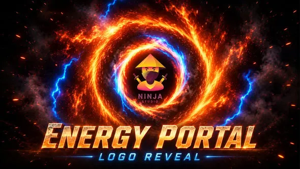 Videohive - Energy Portal Fire Logo Revael - 64115323 1 Videohive Energy Portal Fire Logo Revael 64115323