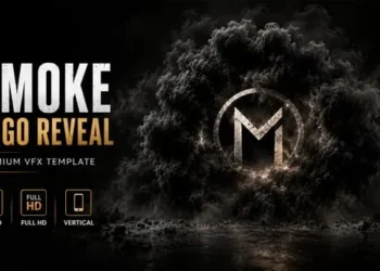 Videohive Epic Dark Smoke Logo Reveal VFX 64390615