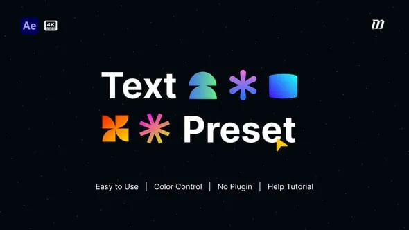 Videohive - Geometric Text Preset - 64086043 1 Videohive Geometric Text Preset 64086043