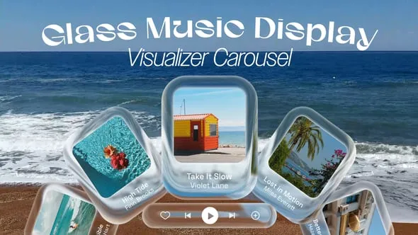 Videohive - Glass Music Display Visualizer Carousel - 64311394 1 Videohive Glass Music Display Visualizer Carousel 64311394