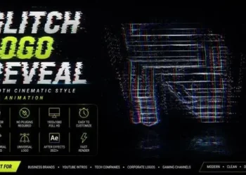 Videohive Glitch Logo Reveal 64390125