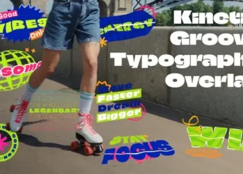 Videohive Groovy Kinetic Typography Text Overlay Pack 64435149