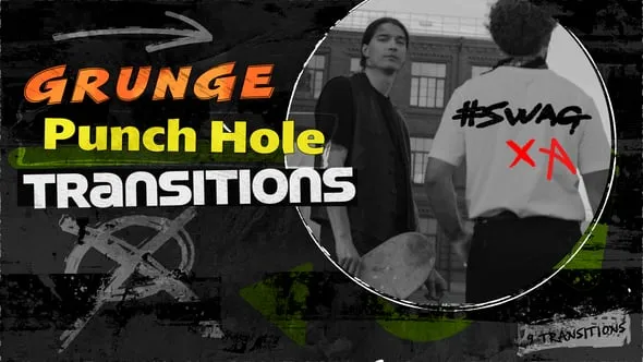 Videohive - Grunge Punch Hole Transitions - 64236590 1 Videohive Grunge Punch Hole Transitions 64236590