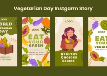 Videohive Healthy Food World Vegetarian Day Instagram Story Social Media Templates 64286943