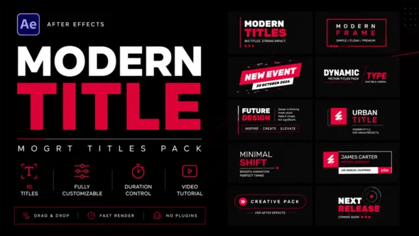 Videohive - Modern Titles - 64371945 1 Videohive Modern Titles 64371945