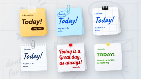 Videohive - Pin Notes - 64116038 1 Videohive Pin Notes 64116038