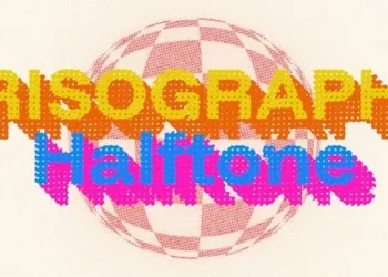 Videohive Risograph Halftone Text Effect 64040759