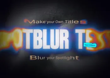 Videohive Spot Blur Text Effect 64512919