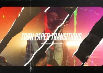 Videohive Torn Paper Transitions 64193016