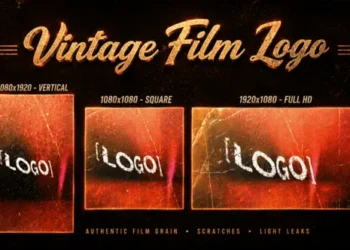Videohive Vintage Film Logo 64119563