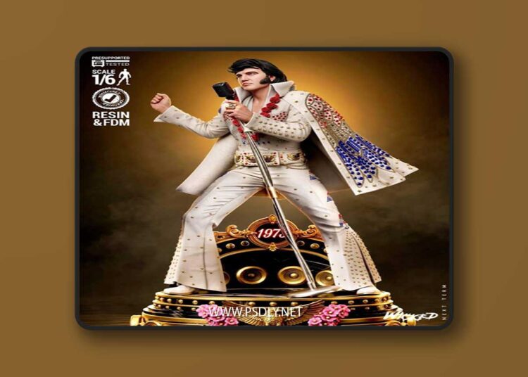 Wicked – Elvis Presley – 3D Print Model STL 1 Wicked – Elvis Presley – 3D Print Model STL